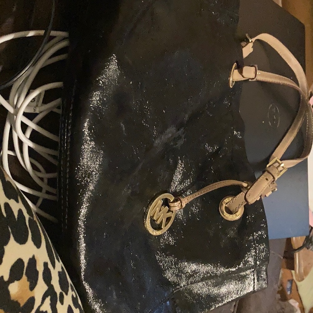 Michael Kors shiny Leather Handbag